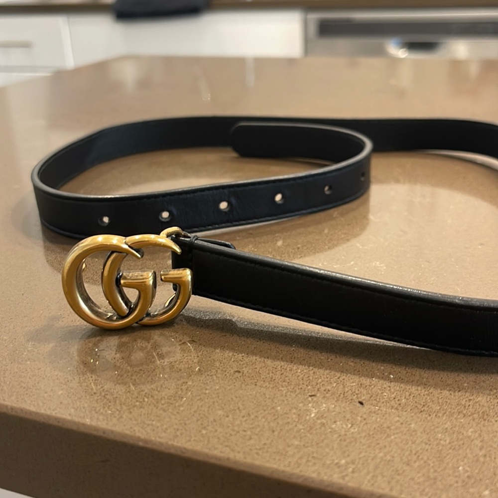 AUTHENTIC Gucci Black belt